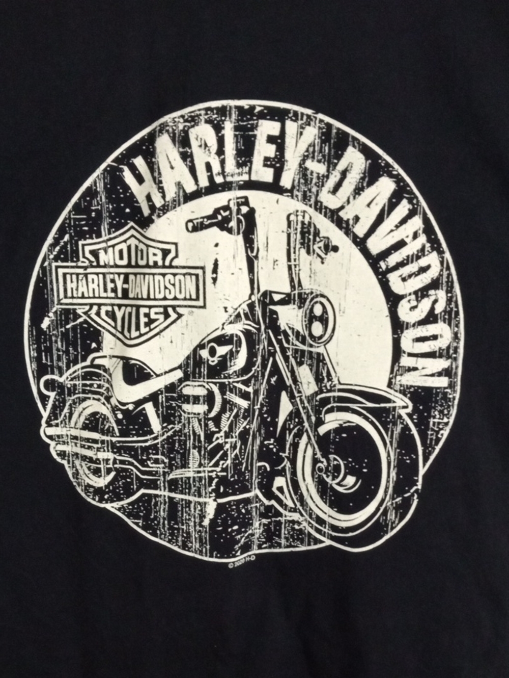 Harley-Davidson Black Short Sleeve Tee Shirt Men’s Large